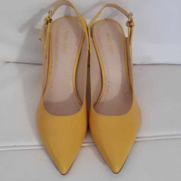 Nine West Shoes - NWOT Nine West Yellow Pumps Sz 7.5